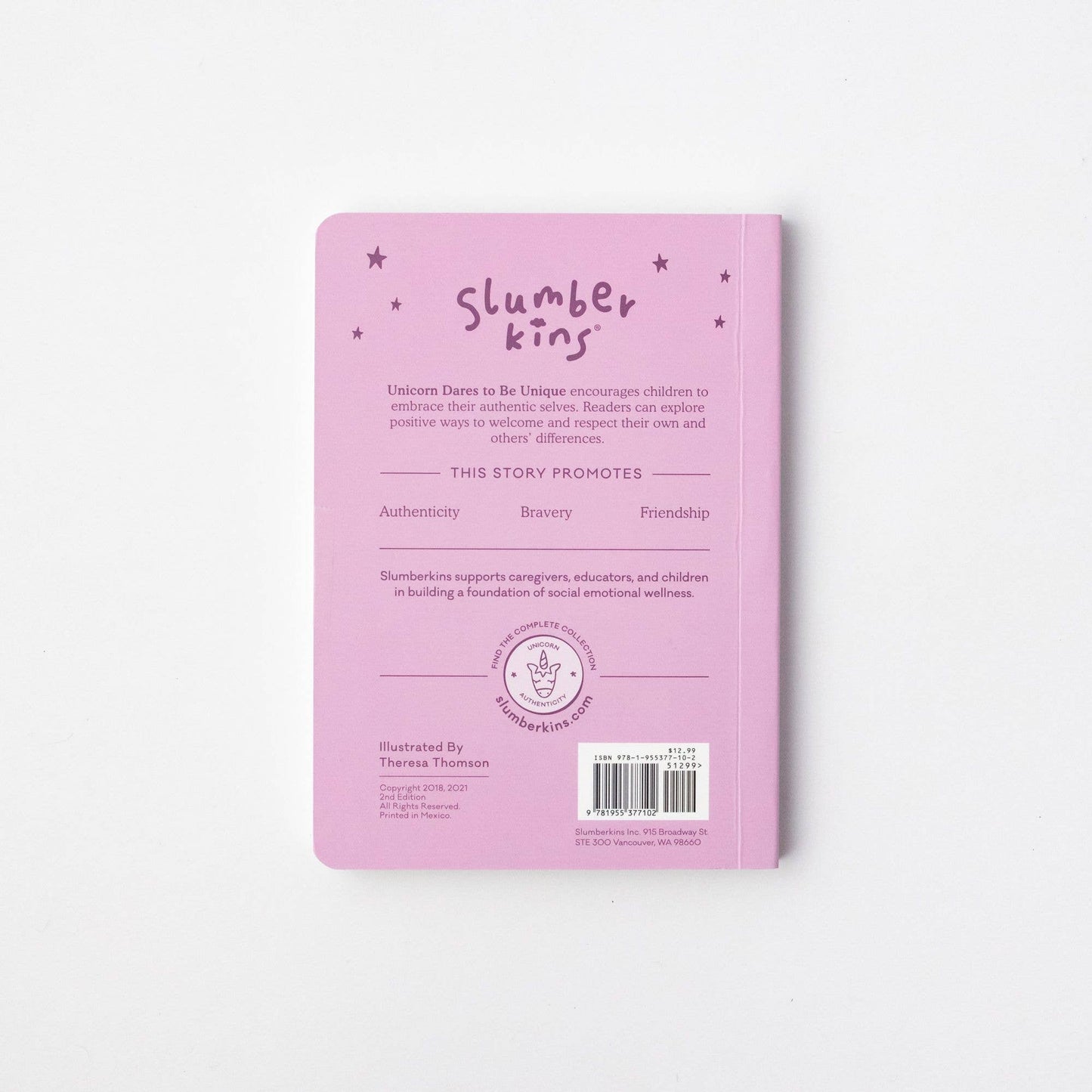 Book - Unicorn Dares to be Unique: A Lesson in Authenticity