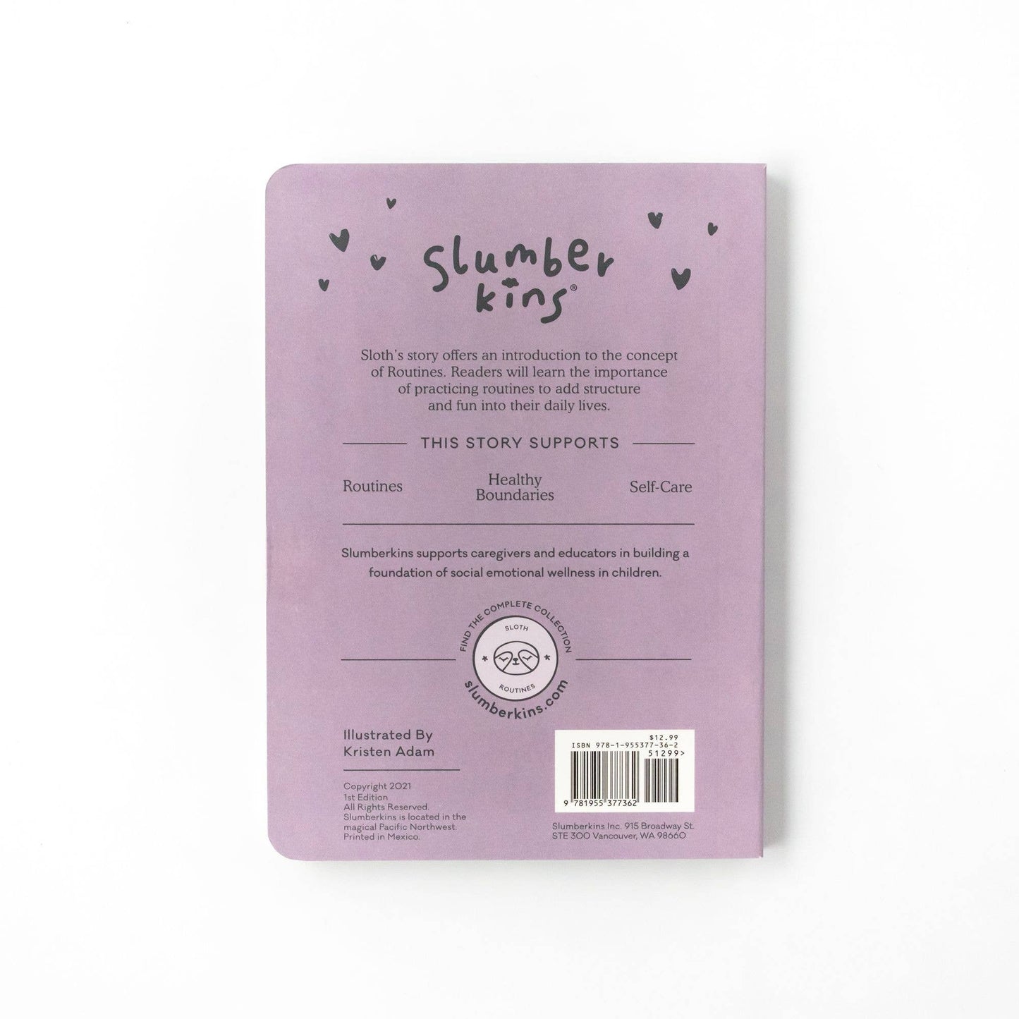 Book - Sloth's Daily Plan: An Intro to Routine