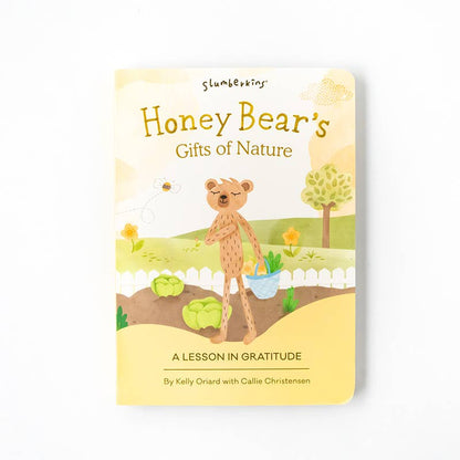 Honey Bear's Gratitude Plush Snuggler Set - with 2 books!