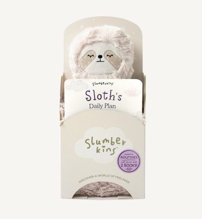 Sloth's Routines Plush Snuggler Set - with 2 books!