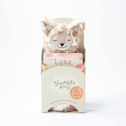 Lynx's Self Expression Plush Snuggler Set - with 2 books!