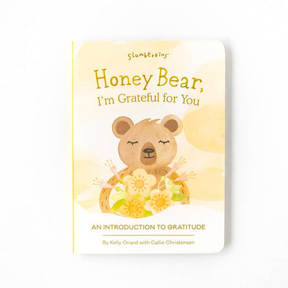 Honey Bear's Gratitude Plush Snuggler Set - with 2 books!