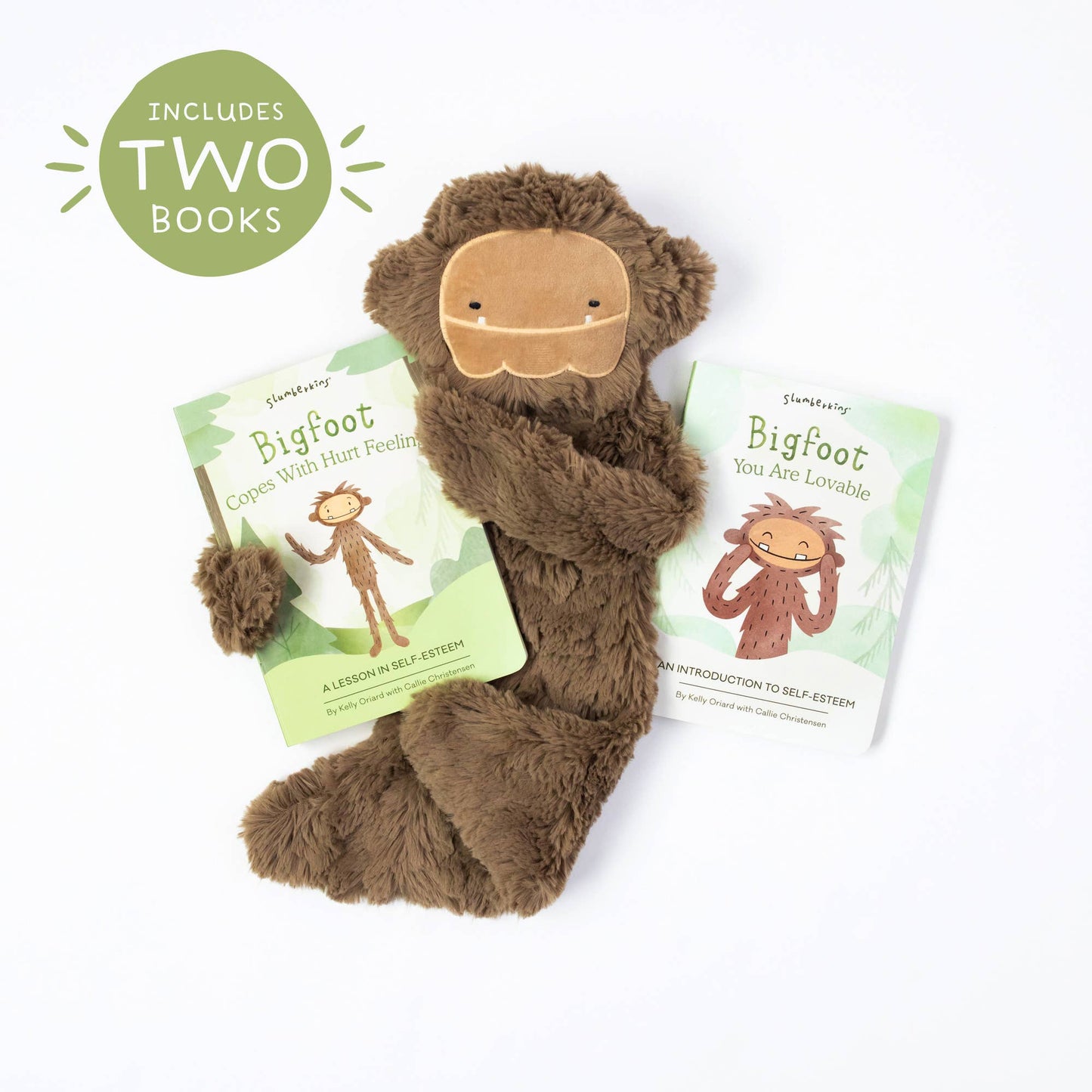 Bigfoot's Self Esteem Plush Snuggler Set - with 2 books!