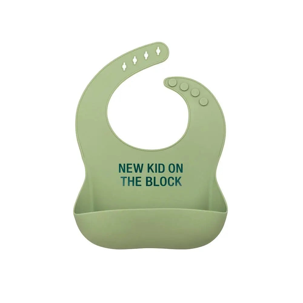 New Kid on the Block Silicone Bib