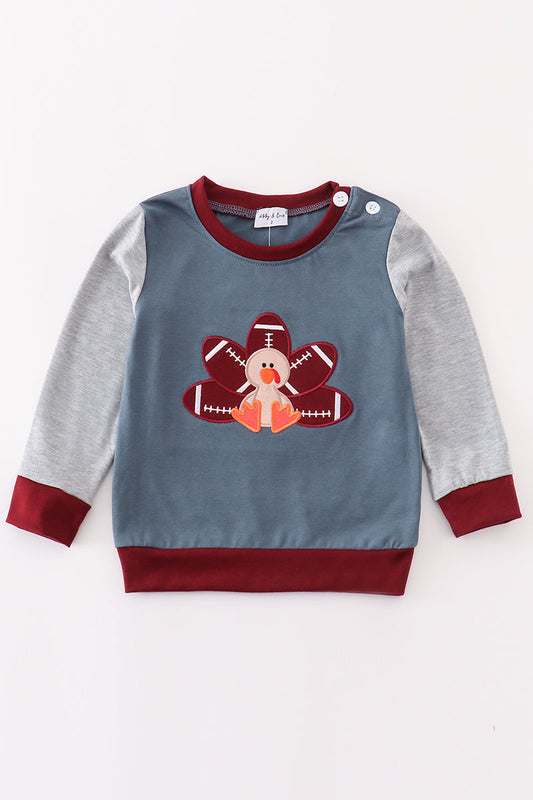 Boys First Down Turkey Long Sleeve