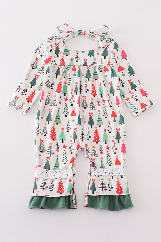 Oh Christmas Tree Girls Romper