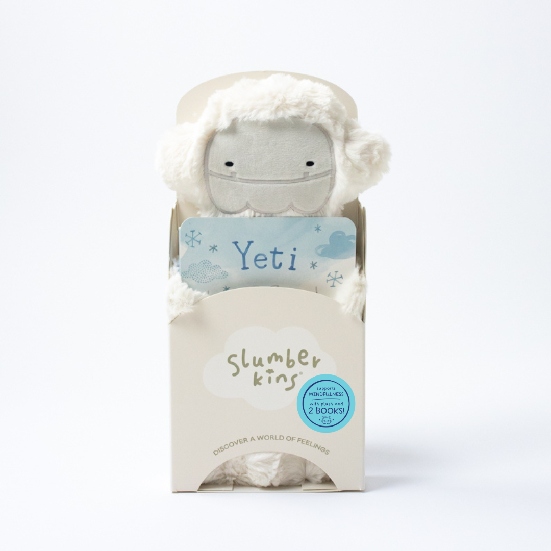 Yeti's Mindfulness Plush Snuggler Set - with 2 books!