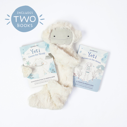 Yeti's Mindfulness Plush Snuggler Set - with 2 books!