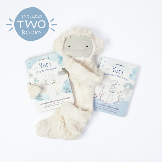 Yeti's Mindfulness Plush Snuggler Set - with 2 books!